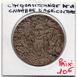 Médaille cinquantenaire des chambres d'Agricultures 1974