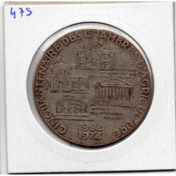 Médaille cinquantenaire des chambres d'Agricultures 1974