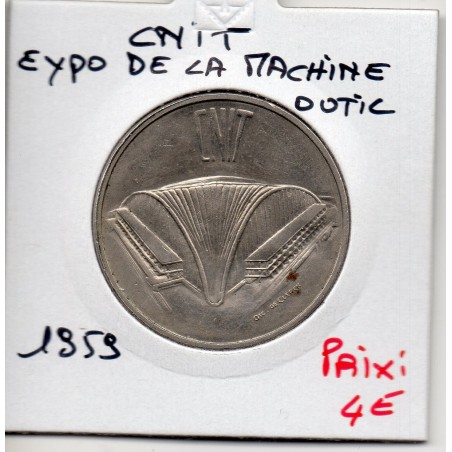 Médaille CNIT, exposition européennes de la machine outil 1959