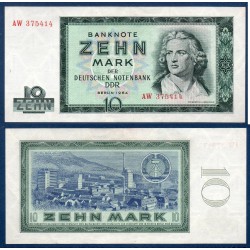 Allemagne RDA Pick N°23a, Spl Billet de banque de 10 Deutsche Mark 1964