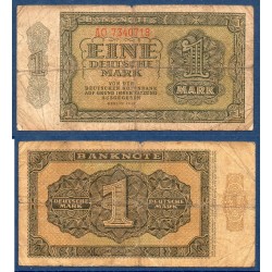Allemagne RDA Pick N°9b, B Billet de banque de 1 deutche Mark 1948