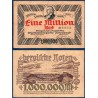 Stuttgart Gross Notgeld TTB 1000000 mark, 1923