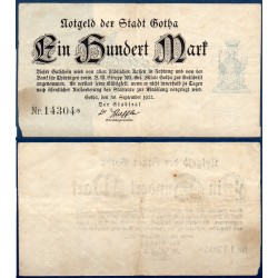 Gotha Gross Notgeld TTB 500 mark, 1922