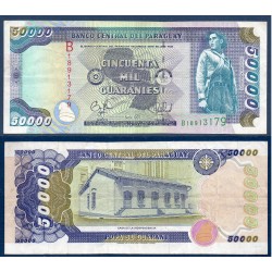 Paraguay Pick N°217, TTB Billet de banque de 50000 Guaranies 1997