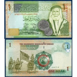 Jordanie Pick N°34d Neuf Billet de banque de 1 Dinar 2008