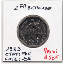 2 francs Semeuse Nickel 1983 FDC, France pièce de monnaie