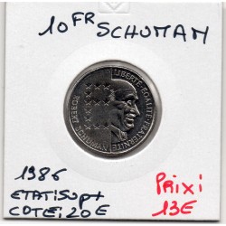10 francs Schuman 1986 Sup+, France pièce de monnaie