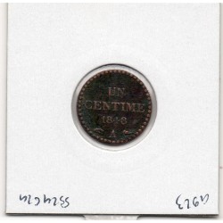 1 centime Dupré 1848 A paris TTB-, France pièce de monnaie