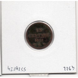 1 centime Dupré 1851 A paris TB, France pièce de monnaie