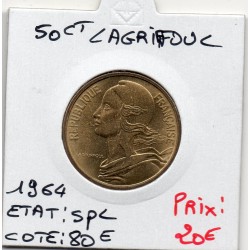 50 centimes Lagriffoul 1964 Spl, France pièce de monnaie