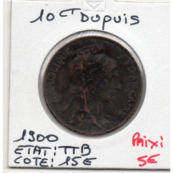 10 centimes Dupuis 1900 TTB, France pièce de monnaie