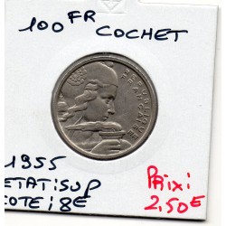 100 francs Cochet 1955 Sup, France pièce de monnaie