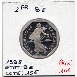 2 francs Semeuse Nickel 1998 BE, France pièce de monnaie