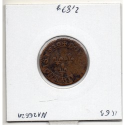 Double Tounois 1620/19 A Paris TB- Louis XIII pièce de monnaie royale