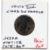 Liard de France 1657 A Corbeil TB Louis XIV pièce de monnaie royale