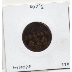 Liard de France 1715 W Lille TTB- Louis XIV pièce de monnaie royale