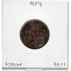 Liard de France 1657 B Acquigny TB Louis XIV monnaie royale