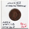 Liard de France 1657 E  Meung sur Loire TB Louis XIV pièce de monnaie royale