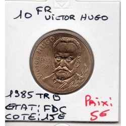 10 francs Victor Hugo 1985 tranche B FDC, France pièce de monnaie