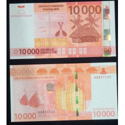 Polynésie Française Pick N°8b, neuf Billet de banque de 10000 Francs 2014