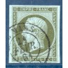 Timbre France Yvert No 11 Type Empire 1c Olive Oblitéré CaD Type 15