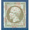 Timbre France Yvert No 11 Type Empire 1c Olive Oblitéré Etoile rouge