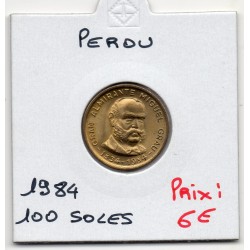 Pérou 100 soles de oro 1984 FDC, KM 288 pièce de monnaie