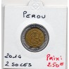 Pérou 2 Nuevo soles 2014 FDC, KM 343 pièce de monnaie