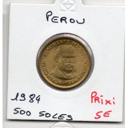 Pérou 500 soles de oro 1984 FDC, KM 289 pièce de monnaie