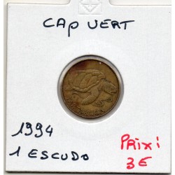 Cap Vert 1 Escudo 1994 TTB, KM 27 pièce de monnaie