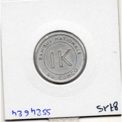 Congo 1 Likuta 1967 Sup, KM 8 pièce de monnaie