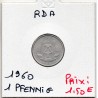 Allemagne RDA 1 pfennig 1960, Sup+ KM 8 pièce de monnaie