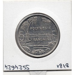 Polynésie Française 5 Francs 1990 Sup+, Lec 59 pièce de monnaie