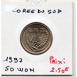 Corée du Sud 50 Won 1997 FDC, KM 34 pièce de monnaie