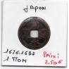 Japon Shoguna 1 mon 1626-1637 TTB,  KM C1 pièce de monnaie