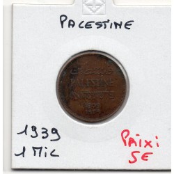 Palestine 1 Mil 1939 TTB , KM 1 pièce de monnaie