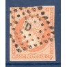 Timbre France Yvert No 16 Empire 40c orange Oblitéré ambulant