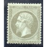 Timbre France Yvert No 19 Empire 1c vert olive Neuf * avec charnière