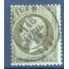 Timbre France Yvert No 19 Empire 1c vert olive Oblitéré CaD type 14