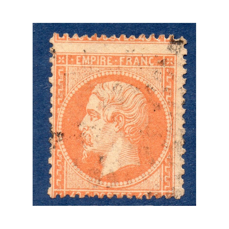 Timbre France Yvert No 23 Empire 40c orange Oblitéré