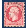 Timbre France Yvert No 24 Empire 80c rose Oblitéré