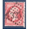 Timbre France Yvert No 24a Empire 80c rose foncé Oblitéré gros chiffres