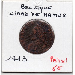 Belgique Namur liard 1713 B, KM 26 pièce de monnaie