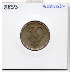 Suède 50 Ore 1949 Sup, KM 817 pièce de monnaie