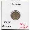 Suède 10 Ore 1955 Sup, KM 823 pièce de monnaie