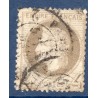 Timbre France Yvert No 27Ab Empire Lauré 4c gris-lila Oblitéré CaD type 17