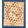 Timbre France Yvert No 28A Empire Lauré 10c bistre Oblitéré étoile