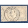 Timbre France Yvert No 33 Empire Lauré 5 fr violet-gris Oblitéré CaD type 17