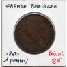 Grande Bretagne Penny 1860 TTB-, KM 749 pièce de monnaie