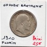 Grande Bretagne 1 Florin 1910 TB, KM 801 pièce de monnaie